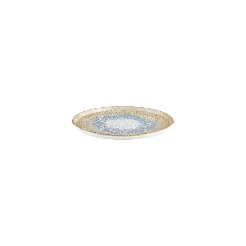 Smooth Reaction dia.8.75" Round Yellow Vitrified Plate