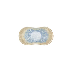 Smooth Reaction 10.25" x 6" Rectangular Yellow Vitrified Plate
