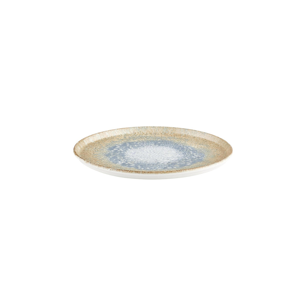 Smooth Reaction dia.11" Round Yellow Vitrified Plate