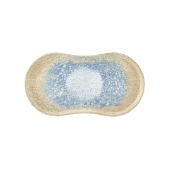 Smooth Reaction 15" x 7.75" x h:0" Rectangular Yellow Vitrified Platter
