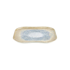 Smooth Reaction 13.25" x 13.25" Square Yellow Vitrified Plate