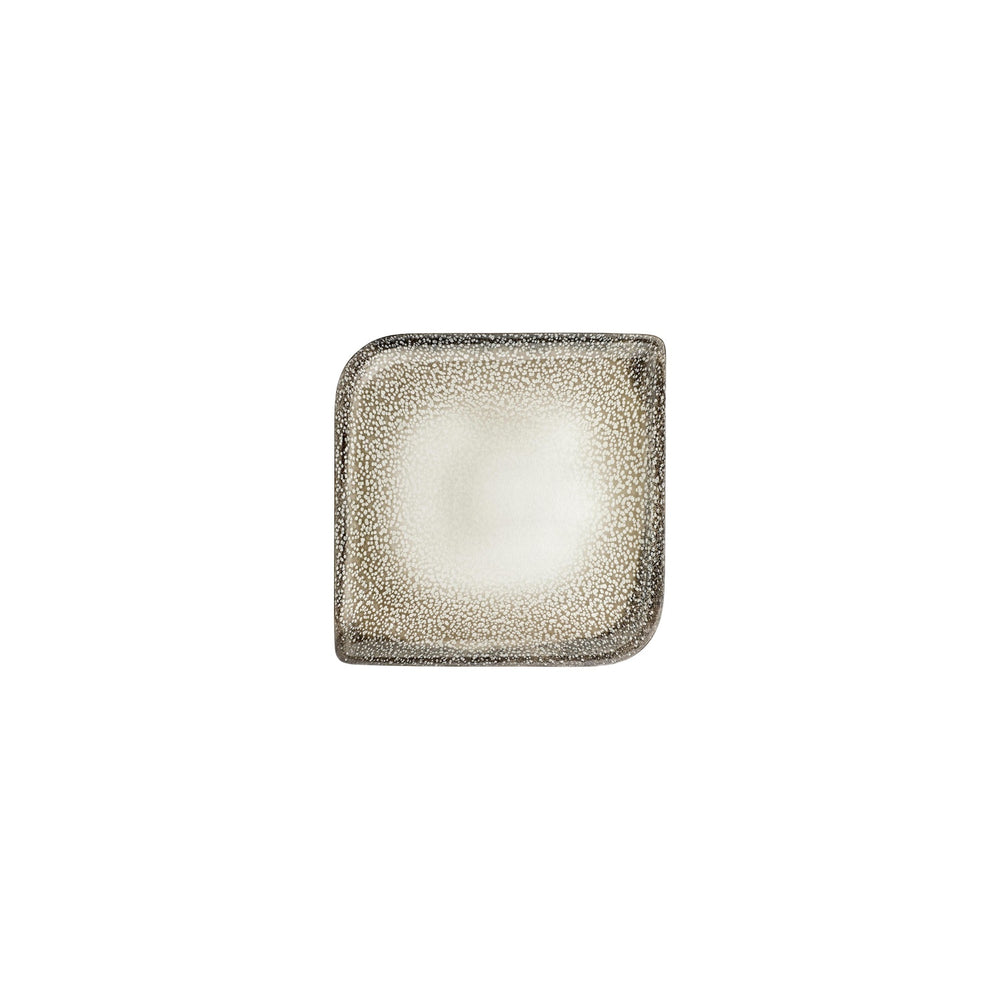 Spazio 6" x 6" Square Decorated Vitrified Plate