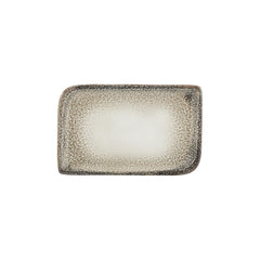 Spazio 11.75" x 7" x h:0" Rectangular Decorated Vitrified Platter