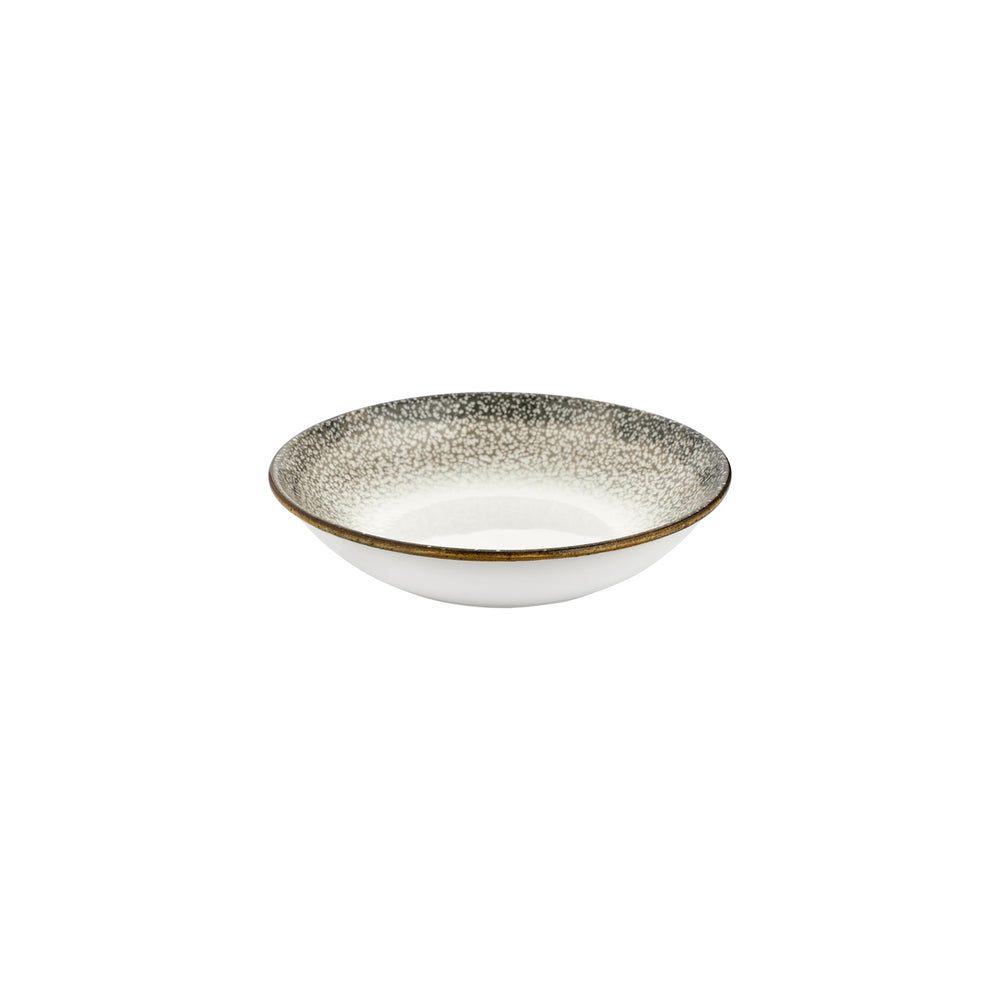 Spazio dia.9.75" h:0" 44 oz. Round Decorated Vitrified Deep Plate