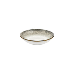 Spazio dia.9.75" h:0" 44 oz. Round Decorated Vitrified Deep Plate