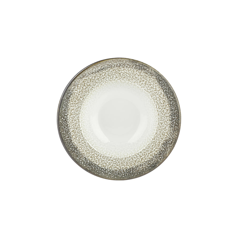 Spazio dia.11" h:0" 16 oz. Round Decorated Vitrified Deep Plate