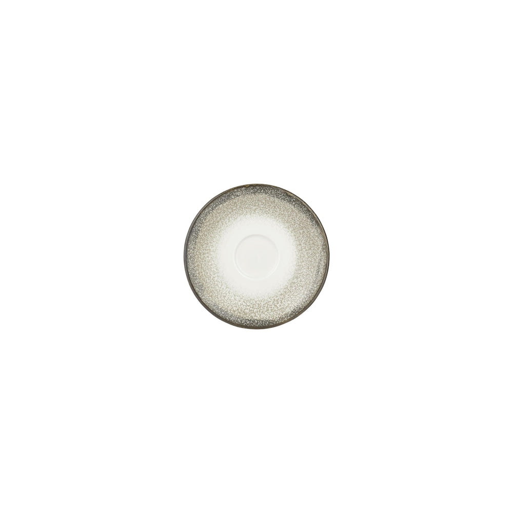 Spazio dia.4.75" Round Decorated Vitrified Saucer