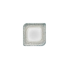 Vista 6" x 6" Square Green Vitrified Plate