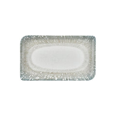 Vista 14.25" x 6.5" x h:0" Rectangular Green Vitrified Platter
