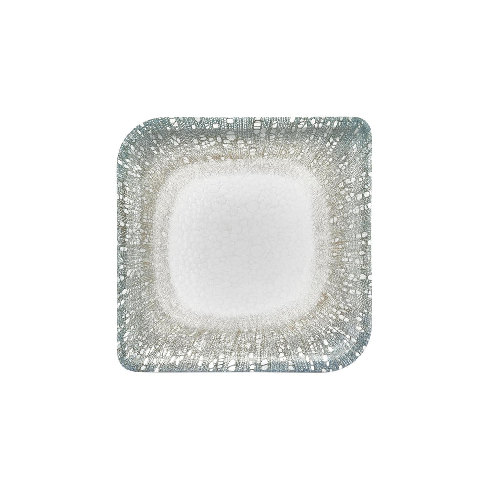 Vista 11" x 11" Square Green Vitrified Plate