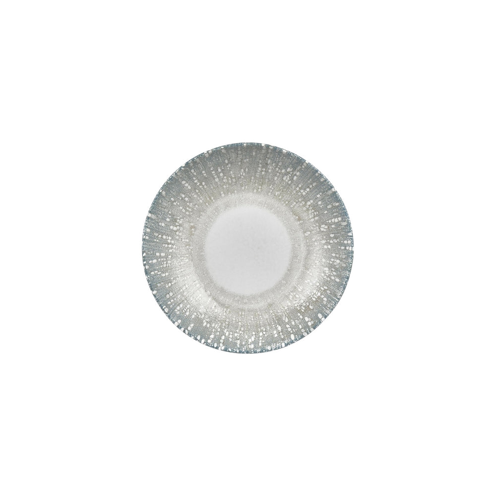 Vista dia.9" h:0" 34 oz. Round Green Vitrified Deep Plate