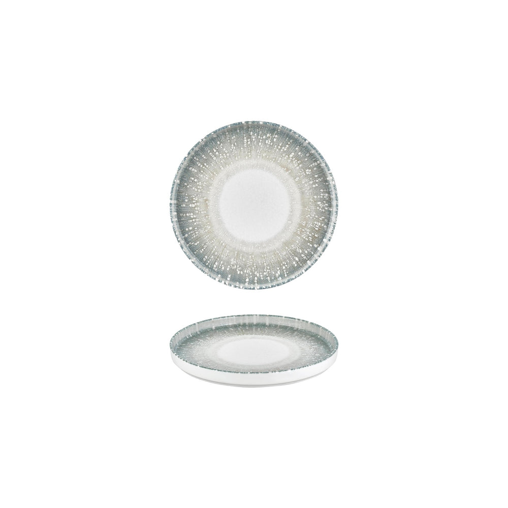 Vista dia.6.25" Round Green Vitrified Plate