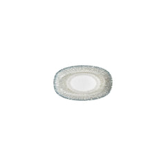 Vista 7.5" x 4.25" x h:0" Oval Green Vitrified Platter