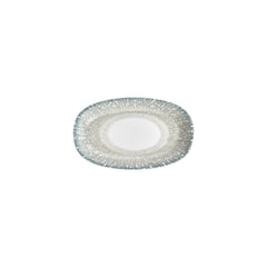 Vista 9.5" x 5.75" x h:0" Oval Green Vitrified Platter
