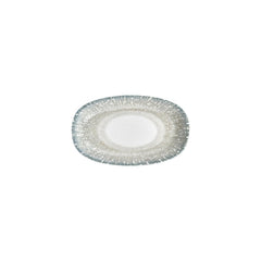 Vista 9.5" x 5.75" x h:0" Oval Green Vitrified Platter
