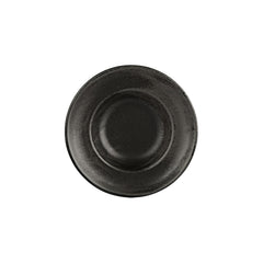 Vision dia.10.75" h:2.5" 17 oz. Round Black Vitrified Deep Plate