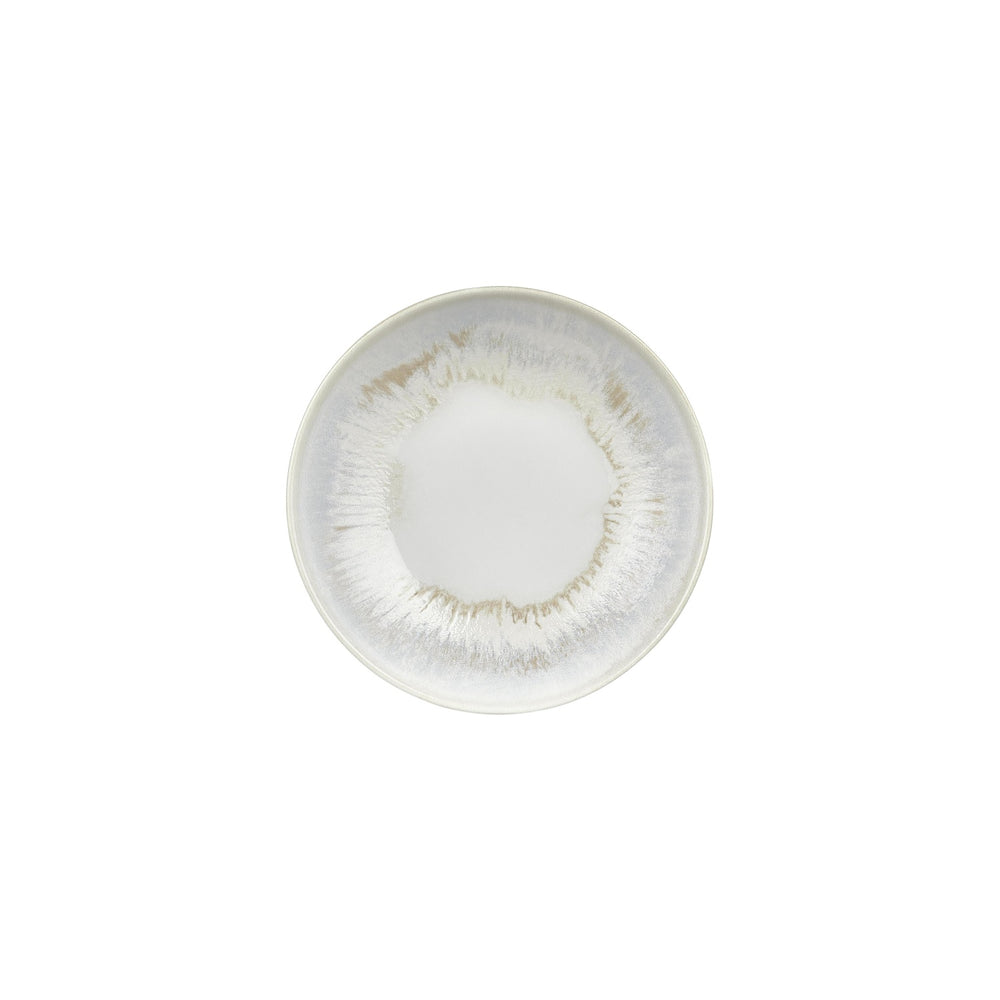 Wave dia.9" h:0" 34 oz. Round Blue Vitrified Deep Plate