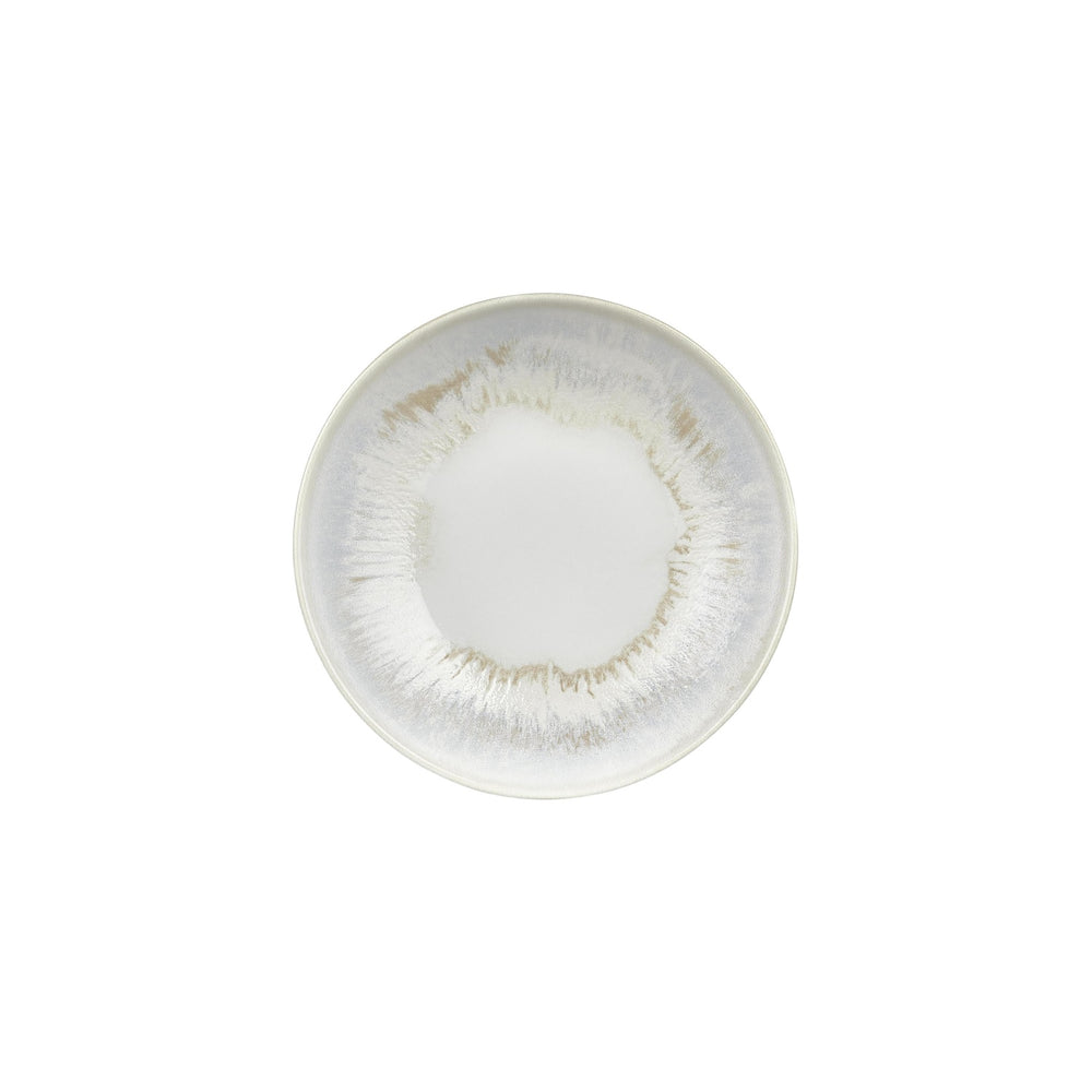 Wave dia.9.75" h:0" 44 oz. Round Blue Vitrified Deep Plate