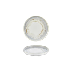 Wave dia.7.5" Round Blue Vitrified Plate