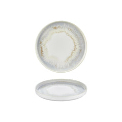 Wave dia.9" Round Blue Vitrified Plate