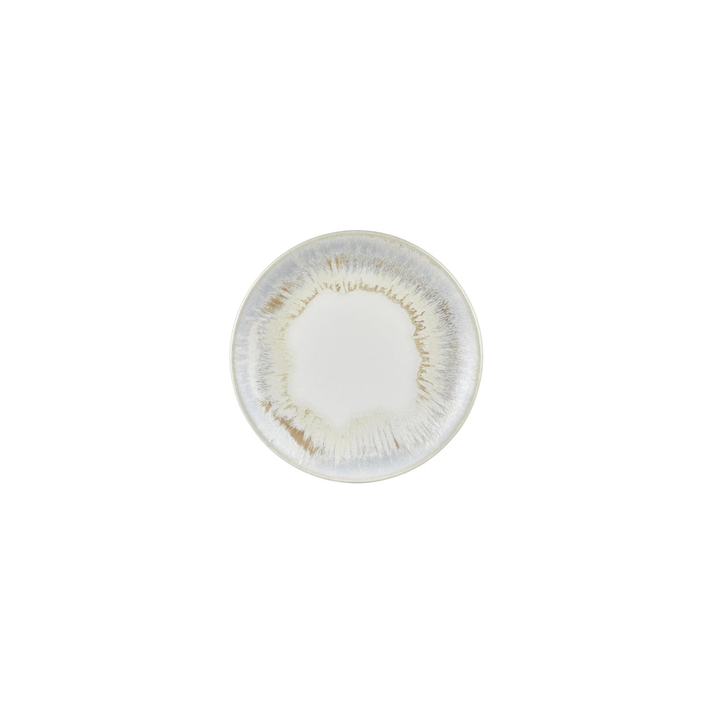 Wave dia.7.5" Round Blue Vitrified Plate