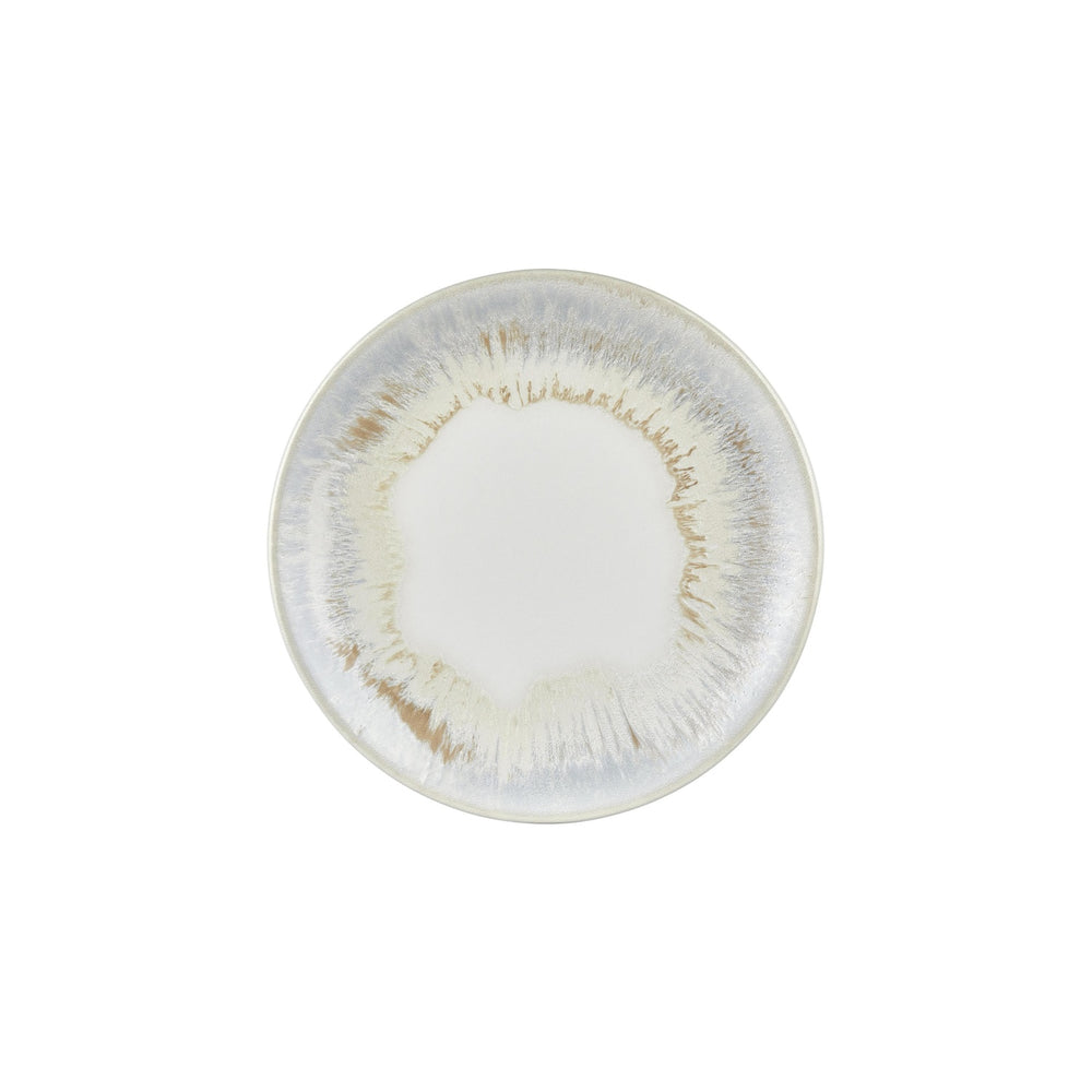 Wave dia.10.75" Round Blue Vitrified Plate