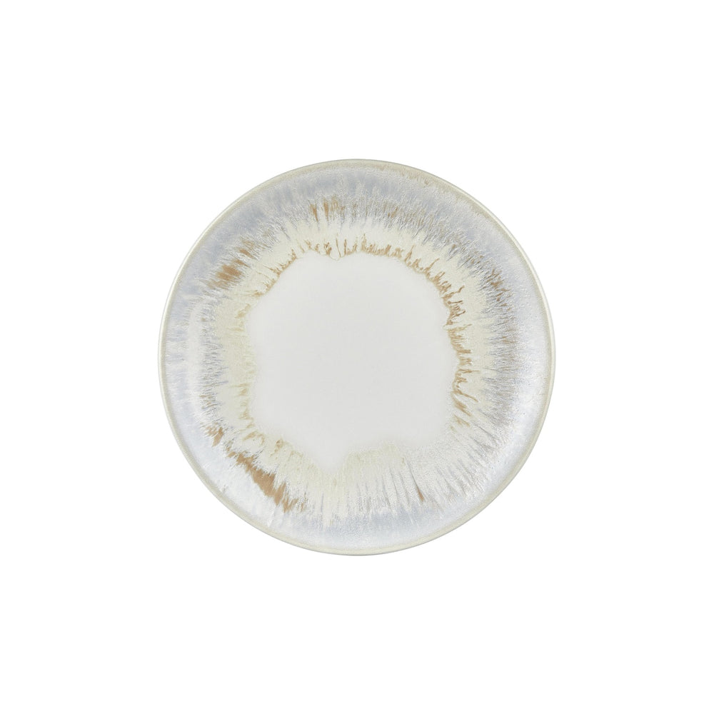 Wave dia.11.75" Round Blue Vitrified Plate