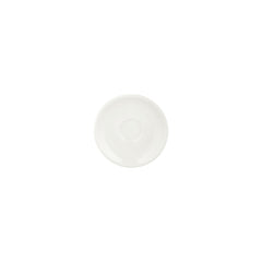 Gourmet dia.6" Round Warm White Vitrified Saucer
