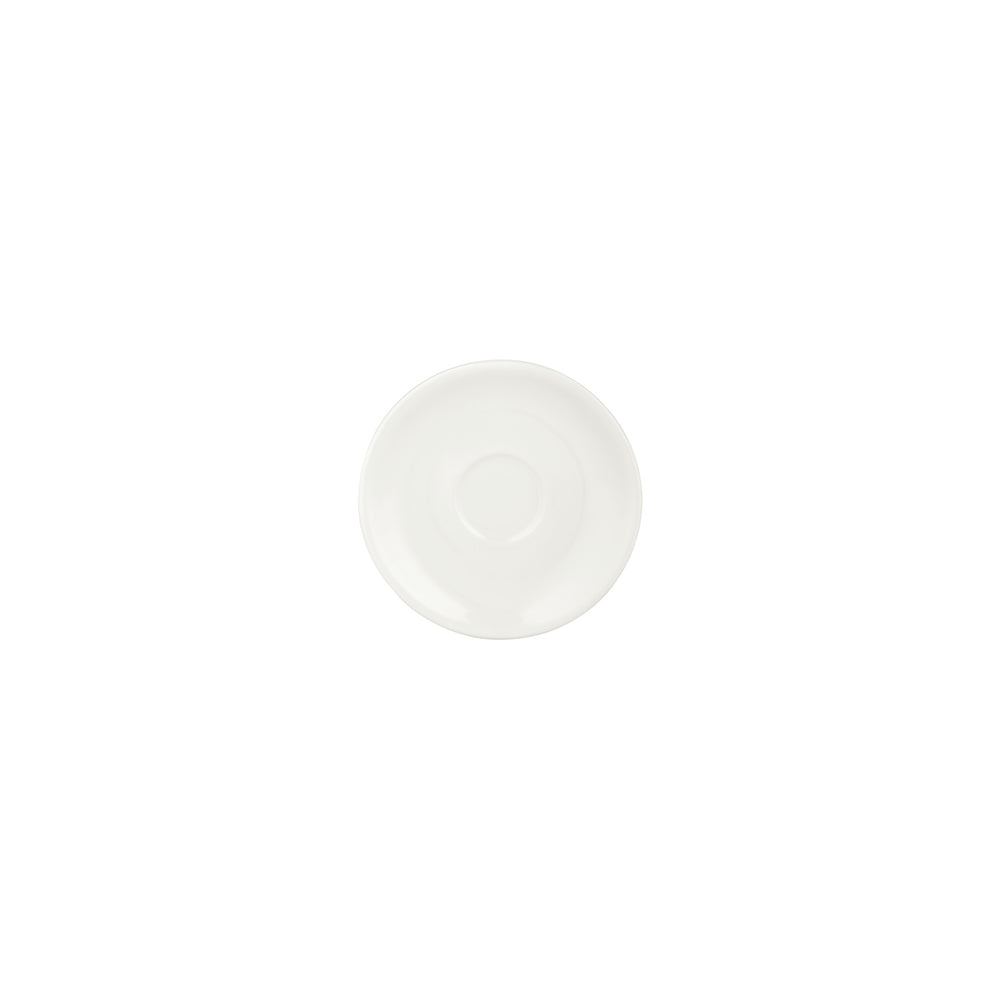 Gourmet dia.6" Round Warm White Vitrified Saucer