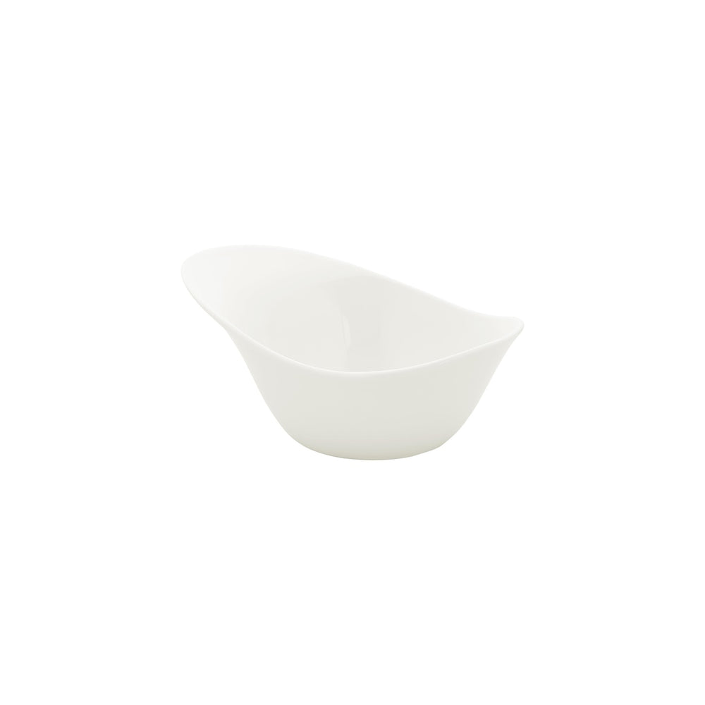 Gourmet 10.25" x 7.5" x h:0" 42 oz. Organic Warm White Vitrified Bowl