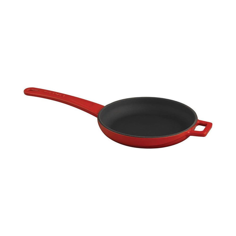 Turgla Cast Iron dia.7.75" h:1" Round Red Cast Iron Pan