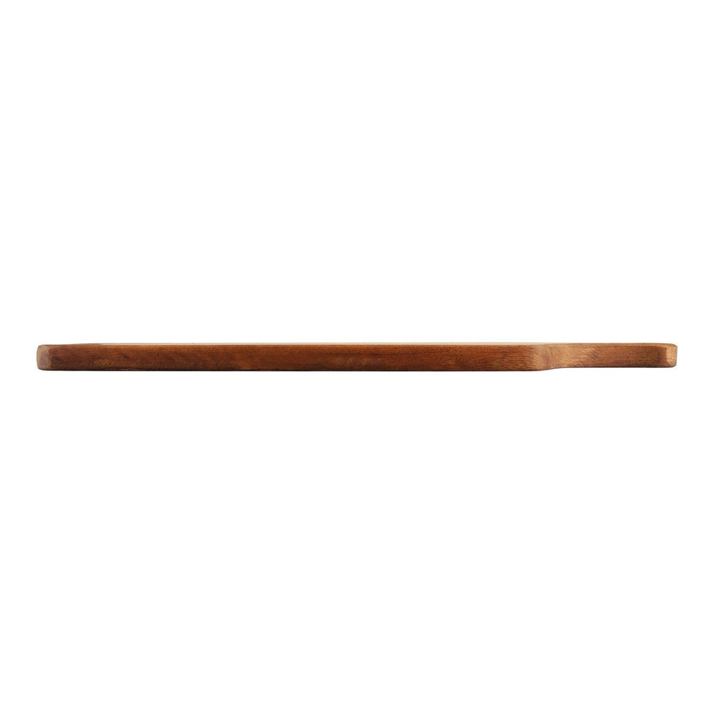Turgla Wood 22" x 7" Rectangular Brown Wood Serving
