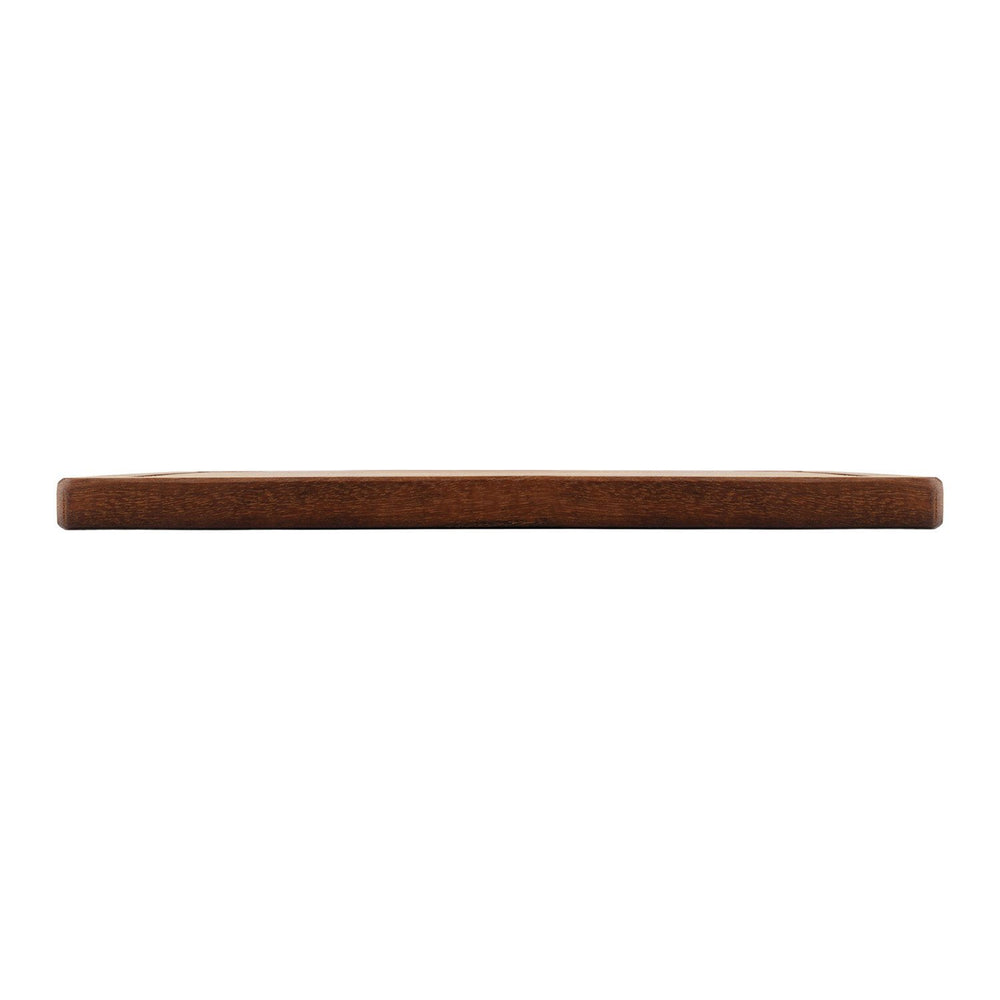 Turgla Wood 15" x 9" Rectangular Brown Wood Serving