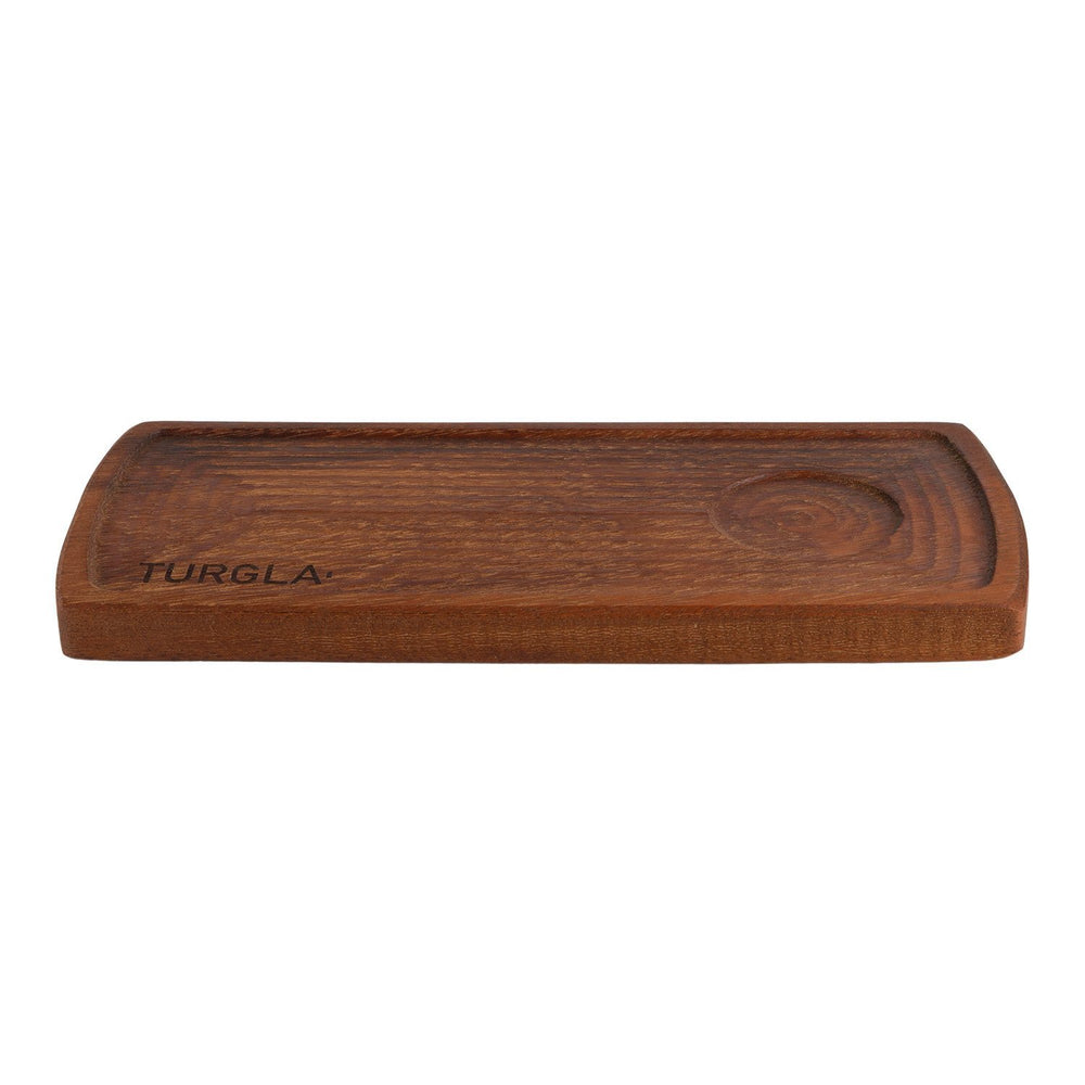 Turgla Wood 13.75" x 6" Rectangular Brown Wood Serving