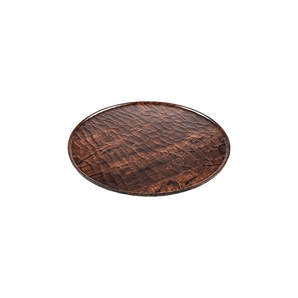 Turgla EcoGrain dia.13.75" Round Brown Composite Plate