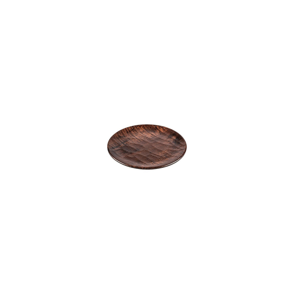 Turgla EcoGrain dia.6.75" Round Brown Composite Plate