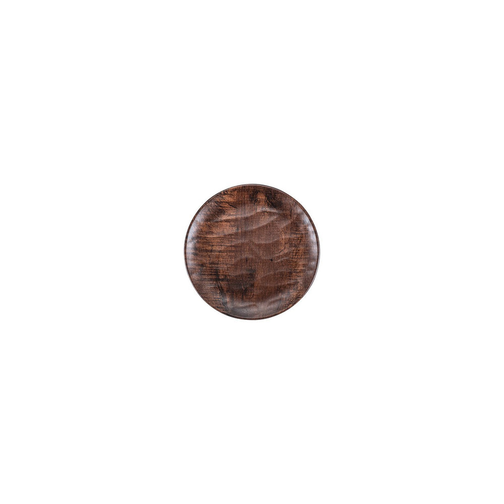 Turgla EcoGrain dia.6.75" Round Brown Composite Plate