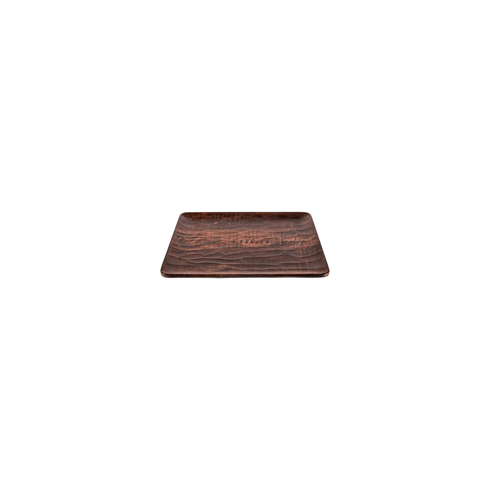 Turgla EcoGrain 8.75" x 8.75" Square Brown Composite Plate