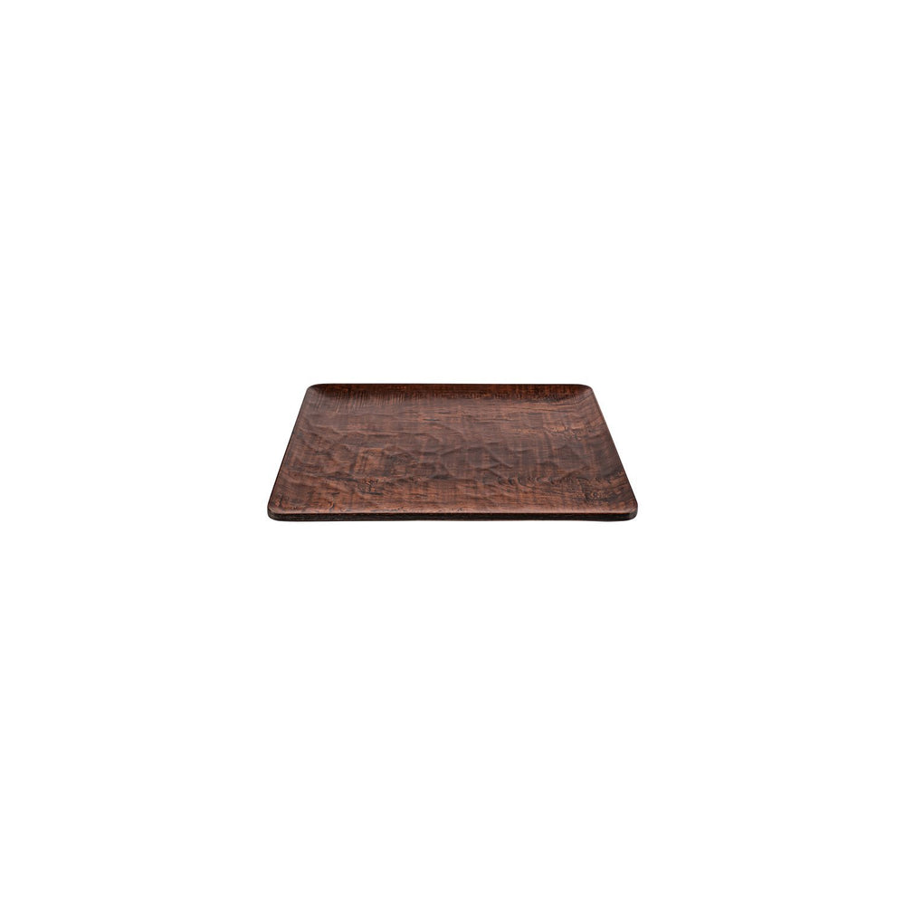 Turgla EcoGrain 10.25" x 10.25" Square Brown Composite Plate