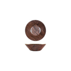 Turgla EcoGrain dia.7.5" h:2.25" 32 oz. Round Brown Composite Bowl