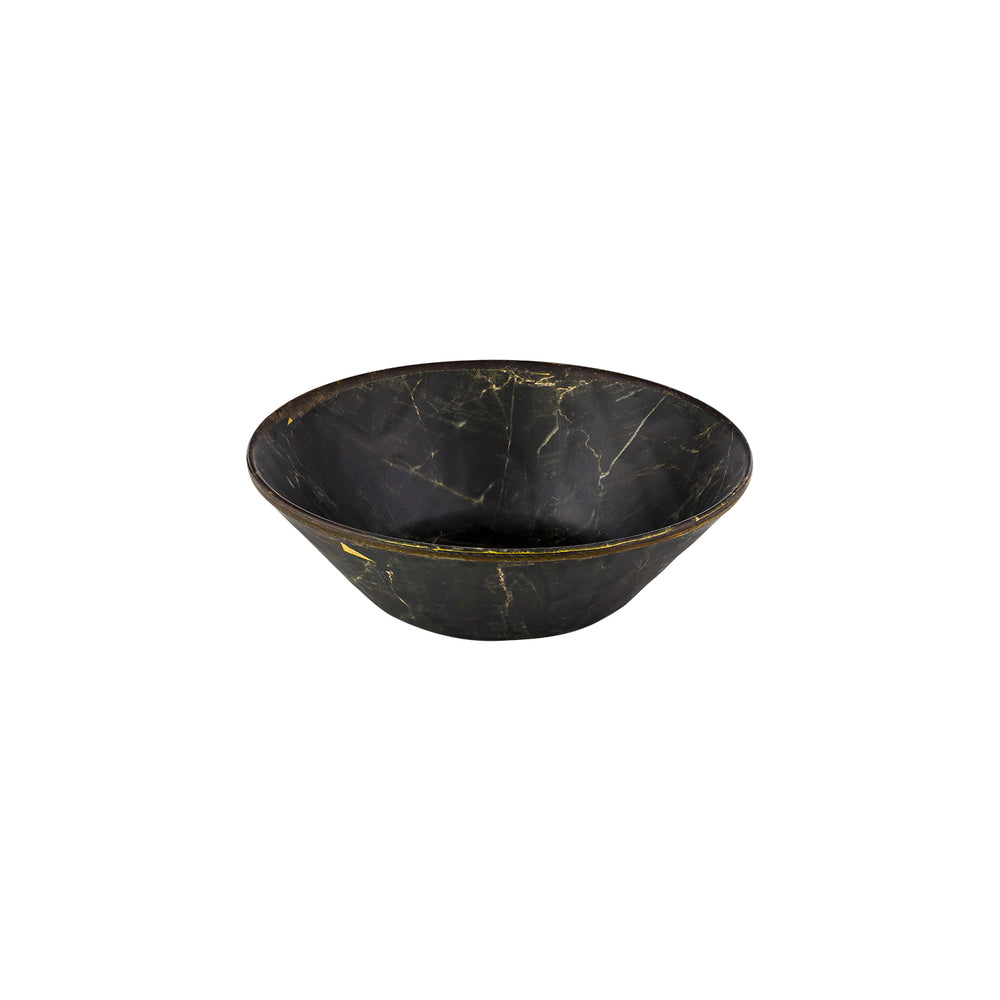 Turgla EcoGrain dia.10.5" h:3" 2.35 qt. Round Black Composite Bowl