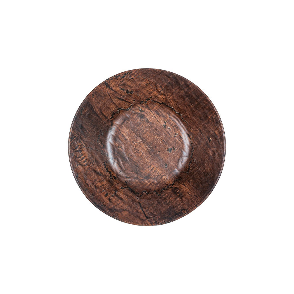 Turgla EcoGrain dia.13.5" h:3.25" 4.46 qt. Round Brown Composite Bowl