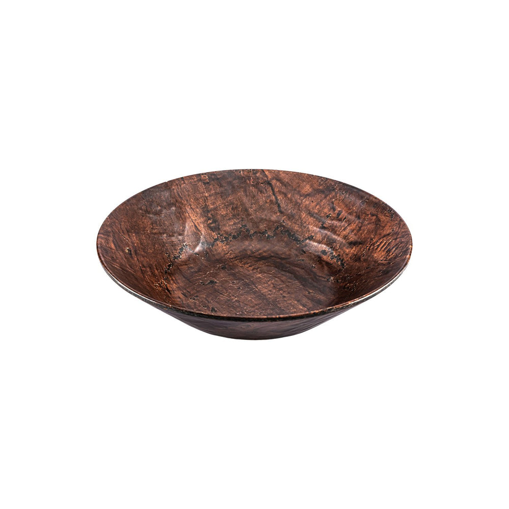 Turgla EcoGrain dia.15.75" h:4.25" 7 qt. Round Brown Composite Bowl