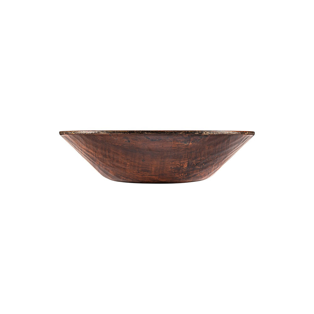 Turgla EcoGrain dia.15.75" h:4.25" 7 qt. Round Brown Composite Bowl