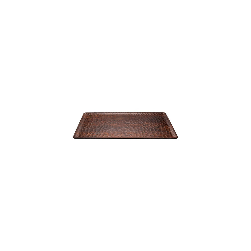 Turgla EcoGrain 10.5" x 6.5" Rectangular Brown Composite Plate