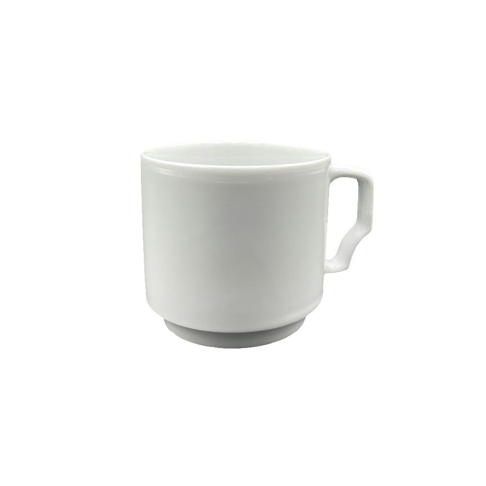 Delta dia.3.25" h:3" 10 oz. Round White Porcelain Mug