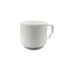 Delta dia.3.25" h:3" 10 oz. Round White Porcelain Mug