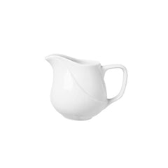X-tanbul dia.4" h:3.25" 5 oz. Round White Porcelain Creamer