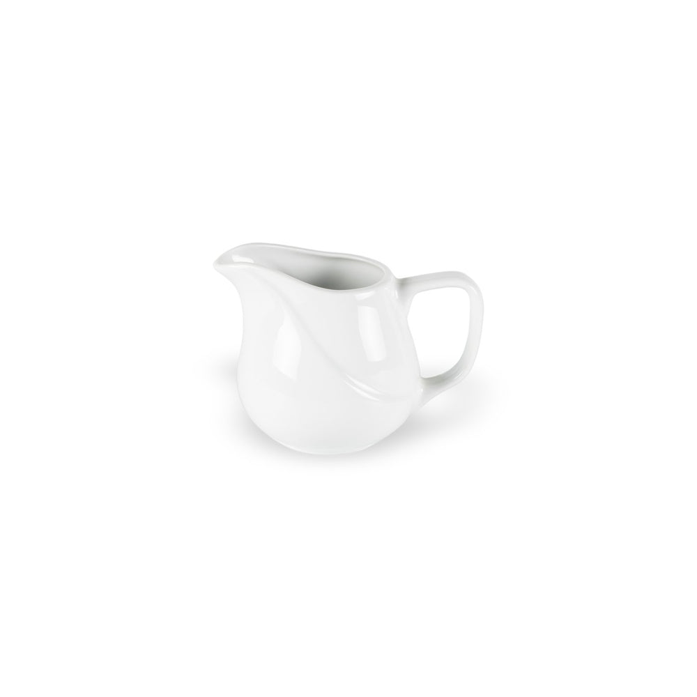X-tanbul dia.5" h:3.75" Round White Porcelain Creamer