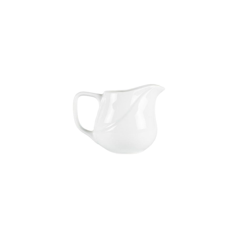 X-tanbul dia.5" h:3.75" Round White Porcelain Creamer